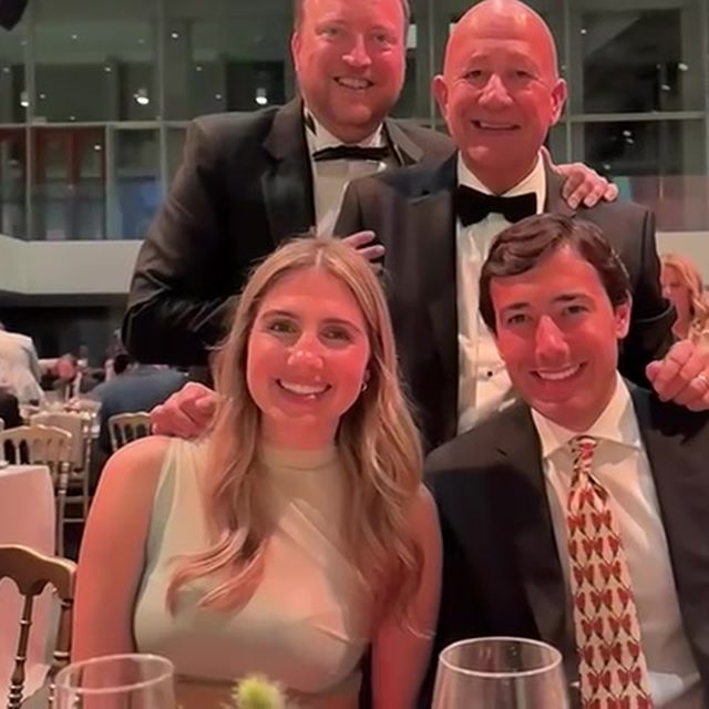 Lalo with industry friends and family at a congress gala dinner