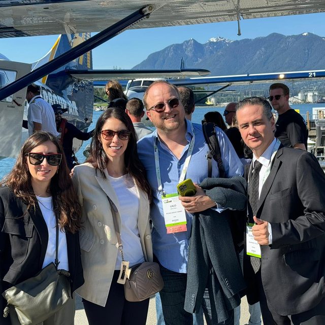 Lalo with industry colleagues at the INC Congress in Vancouver